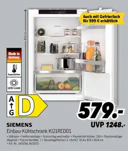 MEDIMAX SIEMENS Einbau-Kühlschrank KI21REDD1 Angebot