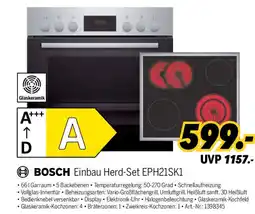 MEDIMAX BOSCH Einbau Herd-Set EPH21SK1 Angebot