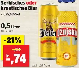 Thomas Philipps Serbisches oder kroatisches Bier Angebot