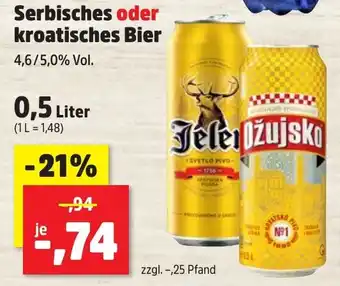 Thomas Philipps Serbisches oder kroatisches Bier Angebot