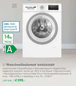 EP Bosch waschvollautomat wan2820ep Angebot