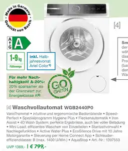 EP Bosch waschvollautomat Angebot