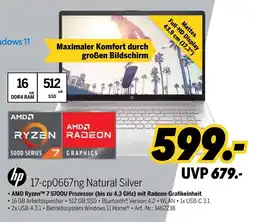 MEDIMAX Hp notebook 17-cp0667ng natural silver Angebot