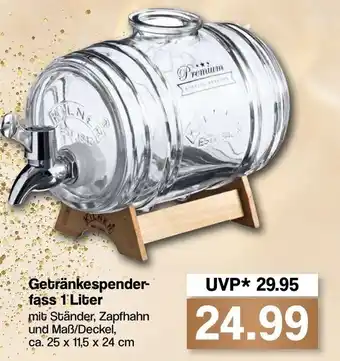 Famila Nord West Getränkespenderfass 1 Liter Angebot