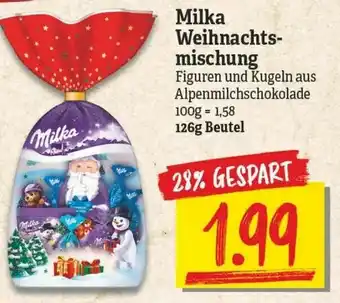 NP Discount Milka Weihnachtsmischung 126g Beutel Angebot