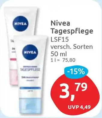 Budni Nivea Tagespflege LSF15 Angebot