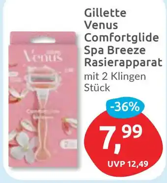 Budni Gillette Venus Comfortglide Spa Breeze Rasierapparat Angebot