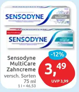 Budni Sensodyne MultiCare Zahncreme Angebot