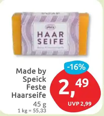 Budni Made by Speick Feste Haarseife Angebot