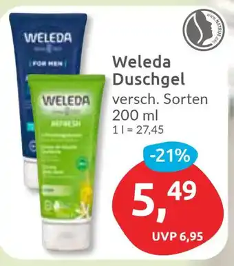 Budni Weleda Duschgel Angebot