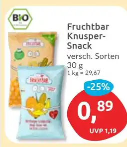 Budni Fruchtbar Knusper- Snack Angebot