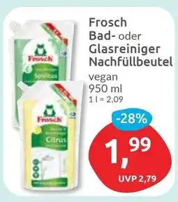 Budni Frosch Bad- oder Glasreiniger Nachfüllbeutel Angebot