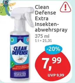 Budni Clean Defense Extra Insektenabwehrspray Angebot