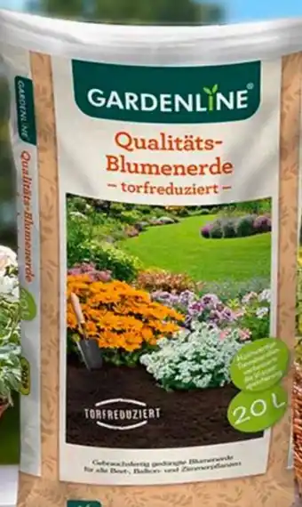 Aldi Süd Gardenline Torfreduzierte Qualitätsblumenerde Angebot