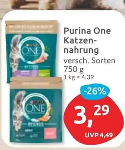 Budni Purina One Katzennahrung Angebot