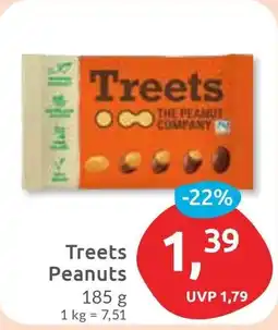 Budni Treets Peanuts Angebot