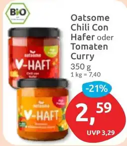 Budni Oatsome Chili Con Hafer oder Tomaten Curry Angebot