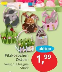 Budni Filzkörbchen Ostern Angebot