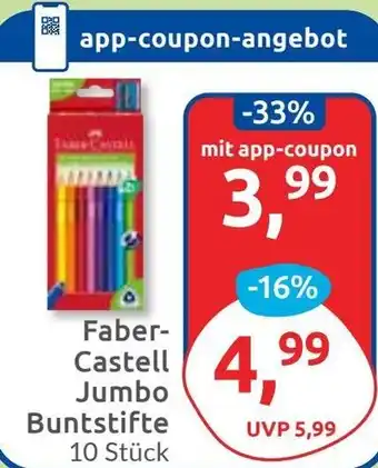 Budni Faber- Castell Jumbo Buntstifte Angebot