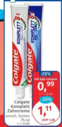 Budni Colgate Komplett Zahncreme Angebot