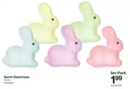 Zeeman Samt-Osterhase Angebot