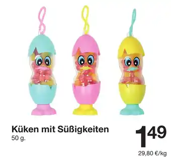 Zeeman Küken mit Süßigkeiten Angebot