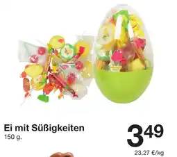 Zeeman Ei mit Süßigkeiten . Angebot