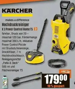 V Baumarkt KARCHER Hochdruckreiniger K3 Power Control Home T5 Angebot