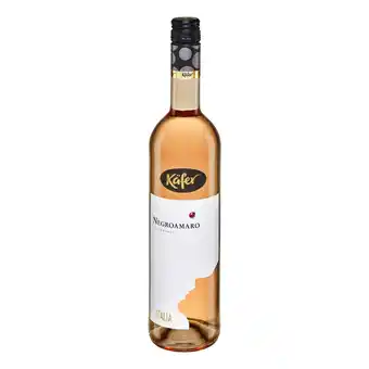 Netto Marken-Discount Käfer Negroamaro Rosé Puglia IGP halbtrocken 12,0 % vol 0,75 Liter - Inhalt: 6 Flaschen Angebot