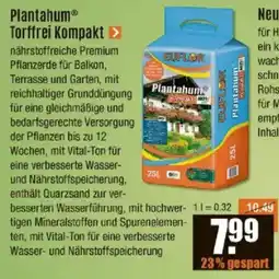 V Baumarkt Plantahum Torffrei Kompakt Angebot