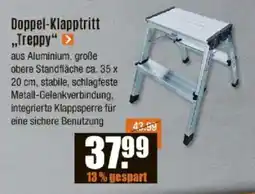 V Baumarkt KRAUSE Doppel-Klapptritt „Treppy" Angebot