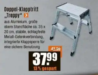 V Baumarkt KRAUSE Doppel-Klapptritt „Treppy" Angebot