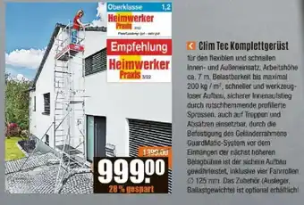 V Baumarkt KRAUSE Clim Tec Komplettgerüst Angebot