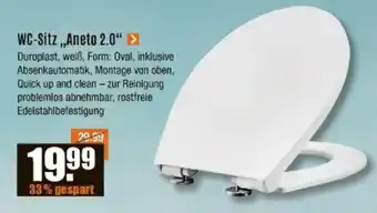 V Baumarkt WC-Sitz ,,Aneto 2.0" Angebot