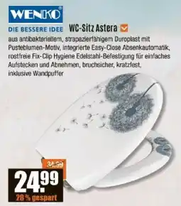 V Baumarkt WENKO WC-Sitz Astera Angebot