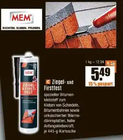 V Baumarkt MEM Ziegel- und Firstfest Angebot