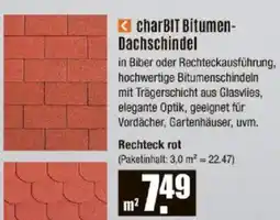 V Baumarkt charBIT Bitumen- Dachschindel Angebot