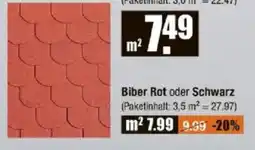 V Baumarkt charBIT Bitumen- Dachschindel Angebot