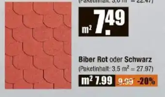 V Baumarkt charBIT Bitumen- Dachschindel Angebot