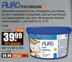 V Baumarkt AURO Profi-Kalkfarbe Angebot