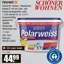 V Baumarkt SCHÖNER WOHNEN Polarweiß Angebot