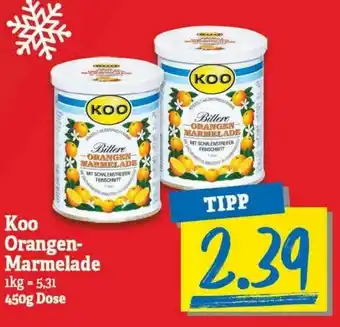 NP Discount Koo Orangen Marmelade 450g Angebot