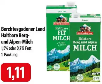 Feneberg Berchtesgadener Land Haltbare Berg und Alpen-Milch Angebot