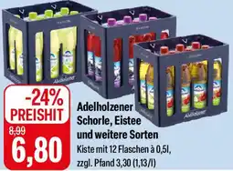 Feneberg Adelholzener Schorle, Eistee Angebot