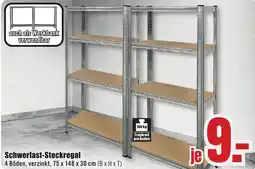 B1 Discount Baumarkt Schwerlast-Steckregal Angebot