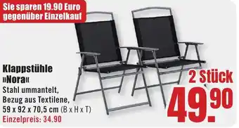 B1 Discount Baumarkt Klappstühle Nora Angebot