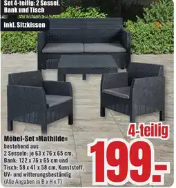 B1 Discount Baumarkt Möbel-Set Mathilde Angebot