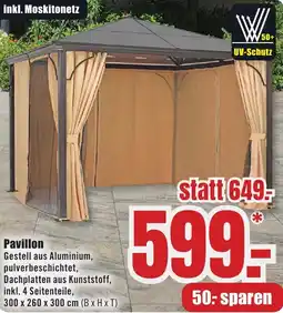 B1 Discount Baumarkt Pavillon Angebot