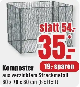 B1 Discount Baumarkt Komposter Angebot