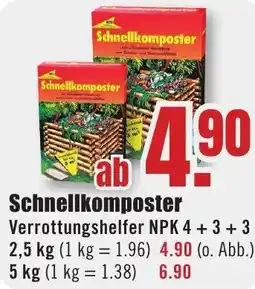 B1 Discount Baumarkt Schnellkomposter Angebot